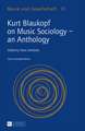 Kurt Blaukopf on Music Sociology - an Anthology