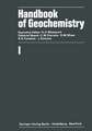 Handbook of Geochemistry