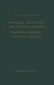 Modern Methods of Plant Analysis/Moderne Methoden der Pflanzenanalyse