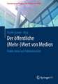 Der öffentliche (Mehr-)Wert von Medien: Public Value aus Publikumssicht