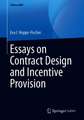 Essays on Contract Design and Incentive Provision