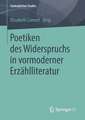 Poetiken des Widerspruchs in vormoderner Erzählliteratur