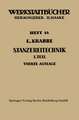 Stanzereitechnik: Erster Teil. Begriffe, Technologie des Schneidens. Die Stanzerei