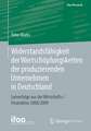 Widerstandsfähigkeit der Wertschöpfungsketten der produzierenden Unternehmen in Deutschland: Lernerfolge aus der Wirtschafts-/Finanzkrise 2008/2009