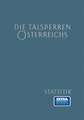 Die Talsperren Österreichs: Statistik 1961