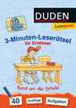 Leseprofi - 3-Minuten-Leserätsel für Erstleser: Rund um die Schule