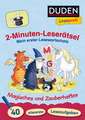 Duden Leseprofi - 2-Minuten-Leserätsel: Mein erster Lesewortschatz. Magisches und Zauberhaftes.