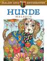 Malen und entspannen: Hunde