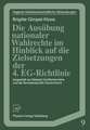 Die Ausübung nationaler Wahlrechte im Hinblick auf die Zielsetzungen der 4. EG-Richtlinie: dargestellt am Beispiel Großbritanniens und der Bundesrepublik Deutschland