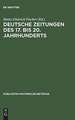 Deutsche Zeitungen des 17. bis 20. Jahrhunderts