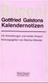 Gottfried Galstons Kalendernotizen über Ferruccio Busoni