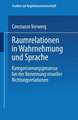 Raumrelationen in Wahrnehmung und Sprache: Kategorisierungsprozesse bei der Benennung visueller Richtungsrelationen