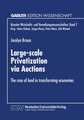 Large-scale Privatization via Auctions: The case of land in transforming economies