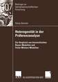 Heterogenität in der Präferenzanalyse: Ein Vergleich von hierarchischen Bayes-Modellen und Finite-Mixture-Modellen