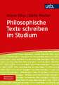 Philosophische Texte schreiben im Studium