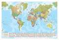 World Political Map: Great Lakes, Appalachian Mountains, Atlantic Coast, Florida