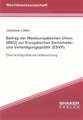 Beitrag der Westeuropäischen Union (WEU) zur Europäischen Sicherheits- und Verteidigungspolitik (ESVP)