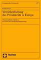 Vereinheitlichung des Privatrechts in Europa