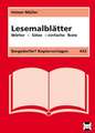 Lesemalblätter