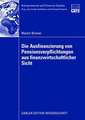 Die Ausfinanzierung von Pensionsverpflichtungen aus finanzwirtschaftlicher Sicht