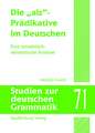 Die "als"-Prädikative im Deutschen