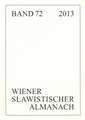 Wiener Slawistischer Almanach Band 72/2013