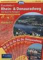 BVA-Radreisekarte Eurovelo 6. Kartenset Rhein- und Donauradweg 1 : 100 000