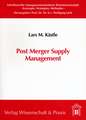 Post Merger Supply Management