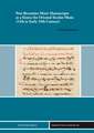 Post-Byzantine Music Manuscripts as a Source for Oriental Secular Music (15th to Early 19th Century)