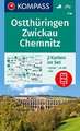 KOMPASS Wanderkarten-Set 804 Ostthüringen, Zwickau, Chemnitz (2 Karten) 1:50.000