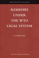 Remedies under the WTO Legal System