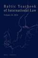 Baltic Yearbook of International Law, Volume 14 (2014)