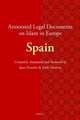 Annotated Legal Documents on Islam in Europe: Spain