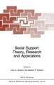 Social Support: Theory, Research and Applications