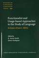 Functionalist and Usage-based Approaches to the Study of Language