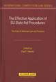 Effective Application of Eu State Aid Procedures: The Role of National Law and Practice