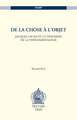 de La Chose A L'Objet. Jacques Lacan Et La Traversee de La Phenomenologie