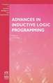 Advances in Inductive Logic Programming