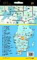 Cykelkartan Blad 21 Vättern runt, norra delen 1:90000