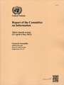 Report of the Committee on Information on the Thirty-Fourth Session (23 April - 4 May 2012)