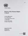 Report of the Human Rights Council