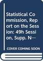 Statistical Commission, Report on the () Session