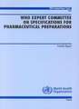 Who Expert Committee on Specifications for Pharmaceutical Preparations: 40th Report