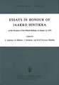 Essays in Honour of Jaakko Hintikka: On the Occasion of His Fiftieth Birthday on January 12, 1979