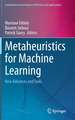 Metaheuristics for Machine Learning: New Advances and Tools