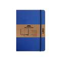 Moustachine Classic Linen Hardcover Indigo Blue Blank Medium