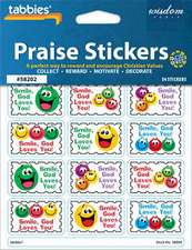 Tabbies Praise Stickers - Smiley