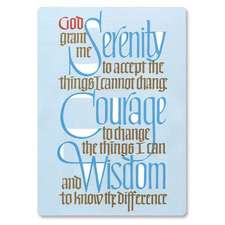 50th Anniv Serenity Prayer Card