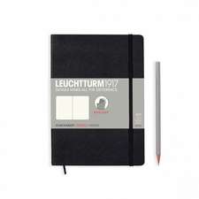 Agendă Leuchtturm Notes Medium (A5): Negru, pagini punctate