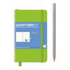 Agendă Sketchbook Leuchtturm (A6): Lime, Pocket